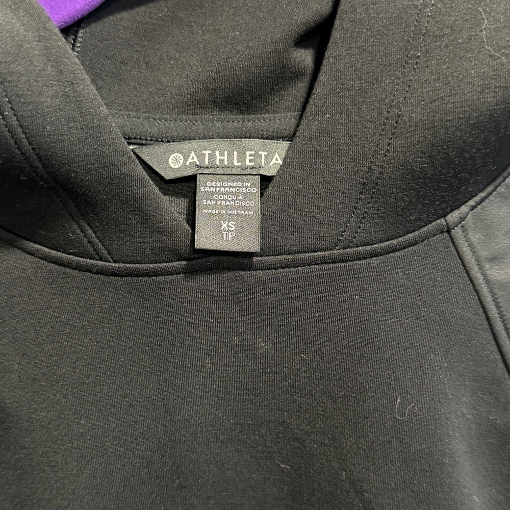 Athleta Get Set Hooded Pullover Sweatshirt NWOT Size XS Oversized - Picture 8 of 11